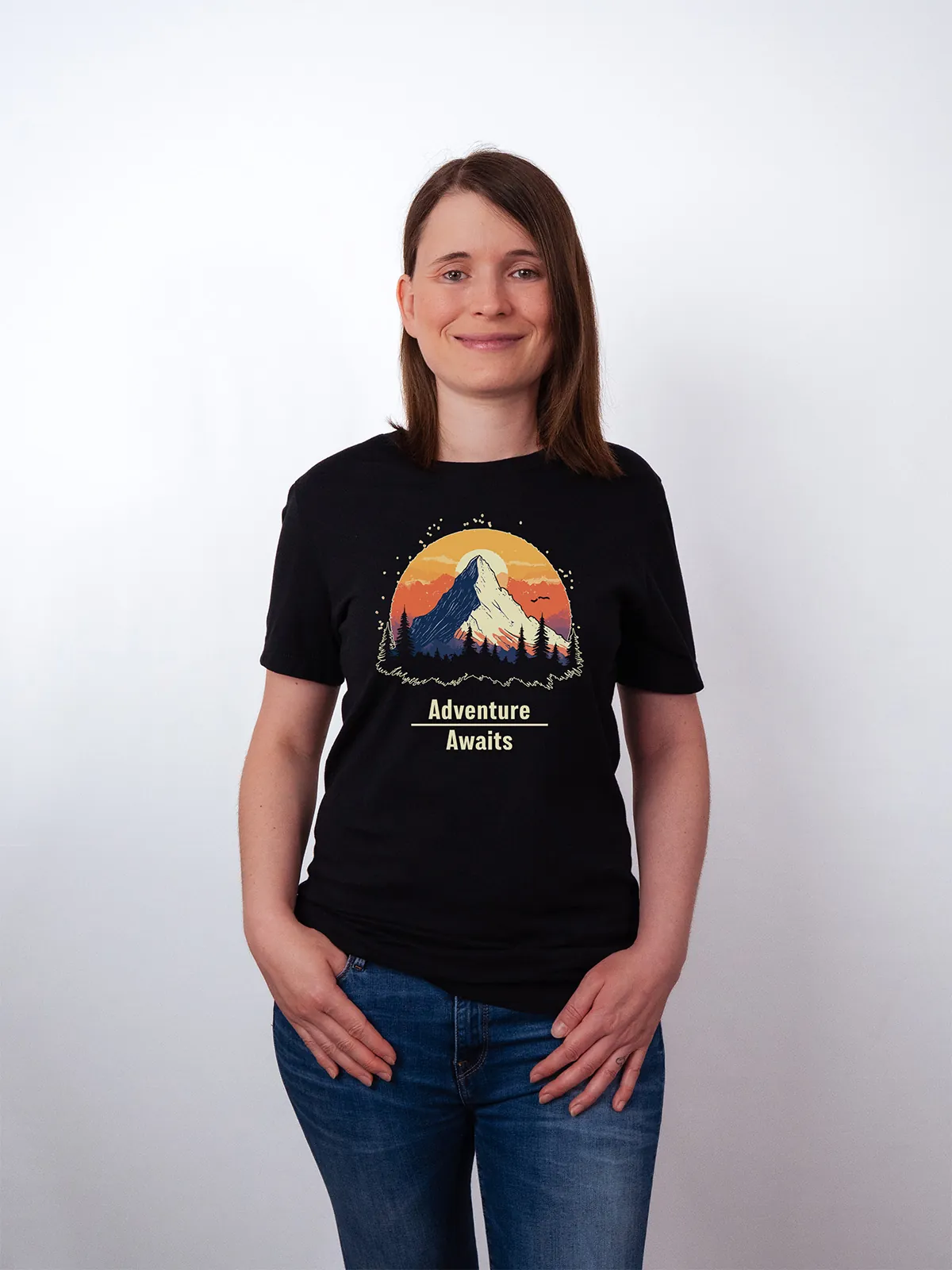 Abenteuer Wartet T-Shirt Black - Neustart