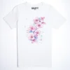 Aquarell Blueten T-Shirt in White, Hauptansicht.