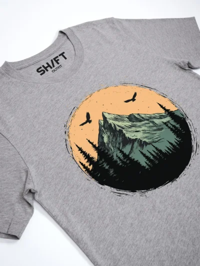 Berg Adler T-Shirt Athletic Heather - Fruehling Kollektion