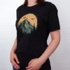 Berg Adler T-Shirt Black Heather - Fruehling Kollektion