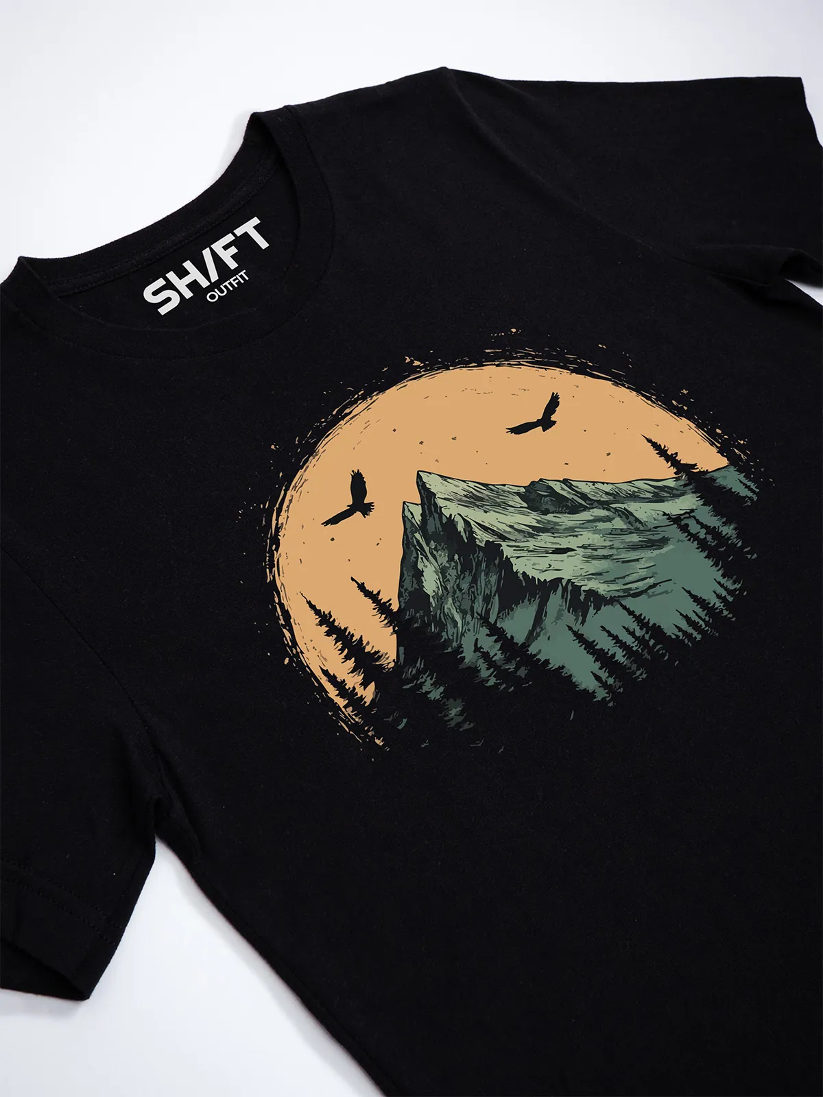 Berg Adler T-Shirt Black - Neustart