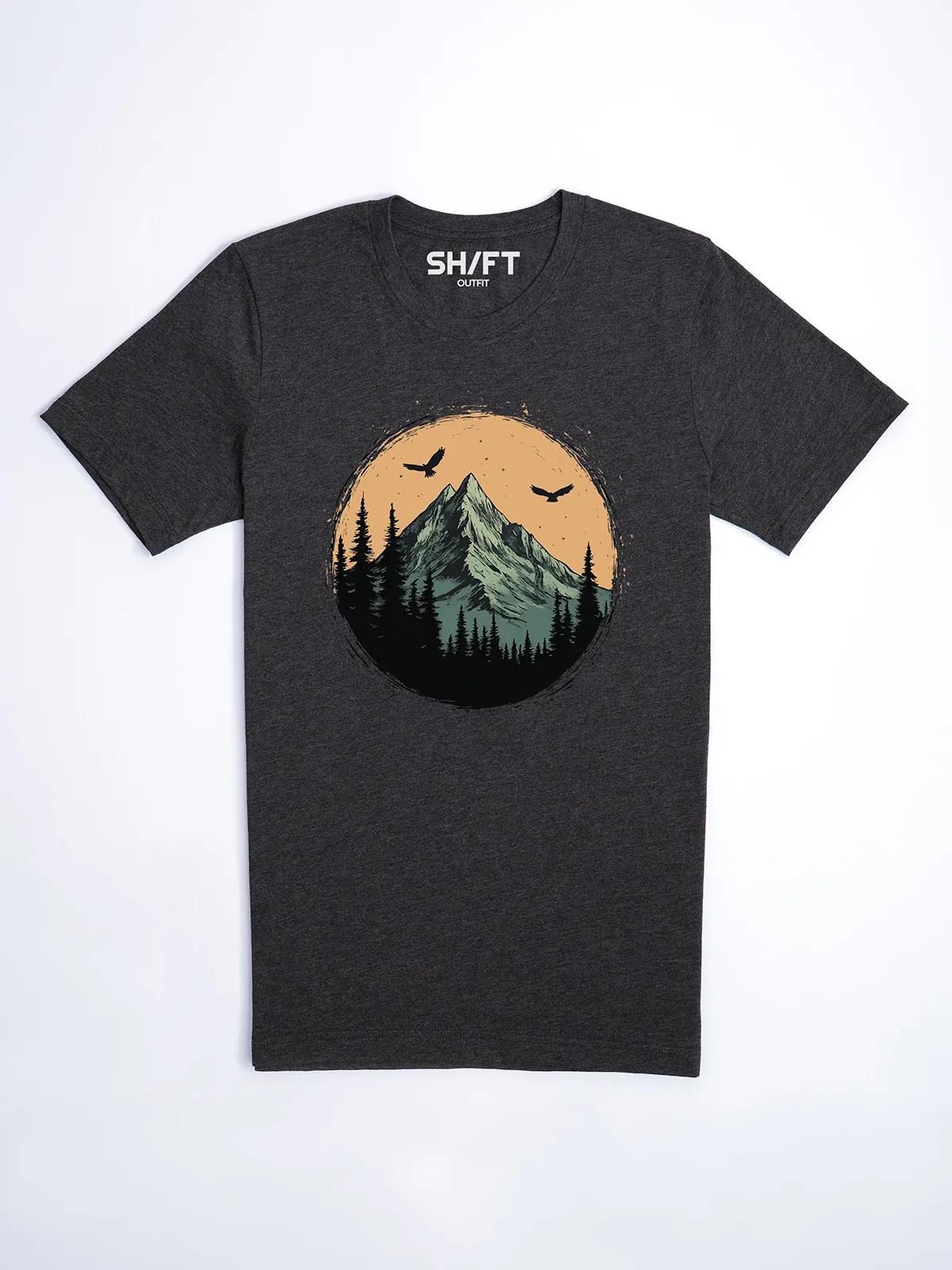 Berg Adler T-Shirt Dark Grey Heather - Fruehling ShiftOutfit