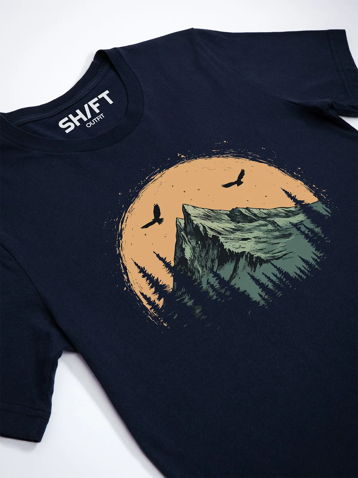 Berg Adler T-Shirt Navy - Fruehling Kollektion