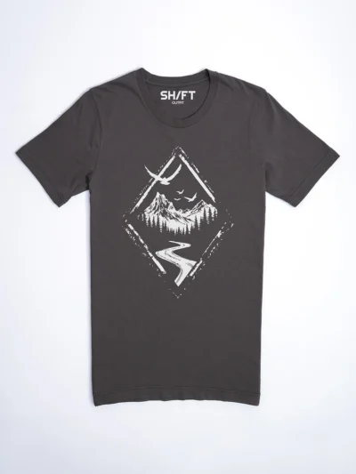 Bergstrasse T-Shirt Asphalt - Neustart