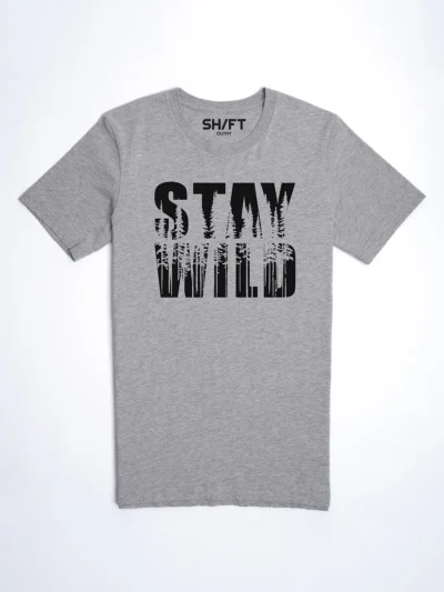 Bleib Wild T-Shirt Athletic Heather - Fruehling ShiftOutfit