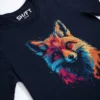Bunter Fuchs T-Shirt Navy - Fruehling ShiftOutfit
