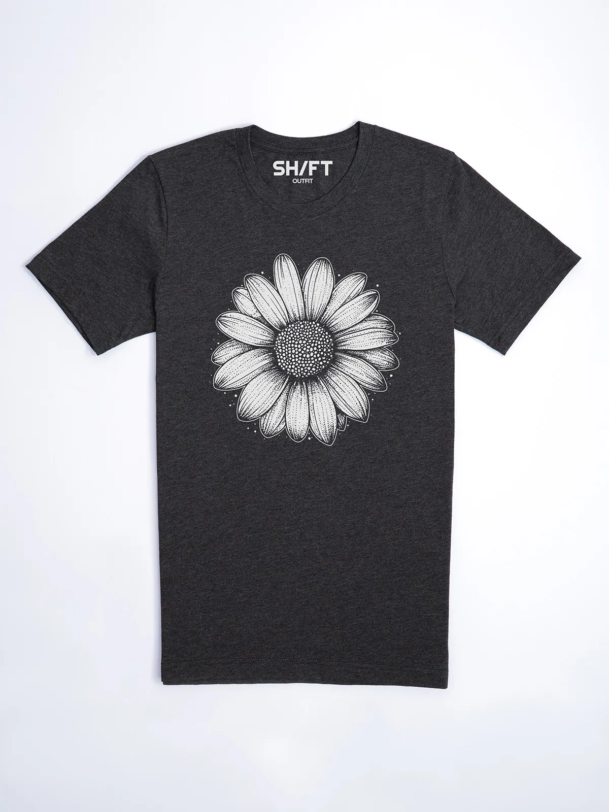 Einfache Bluete T-Shirt Dark Grey Heather - Neustart