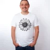Einfache Bluete T-Shirt White - Neustart