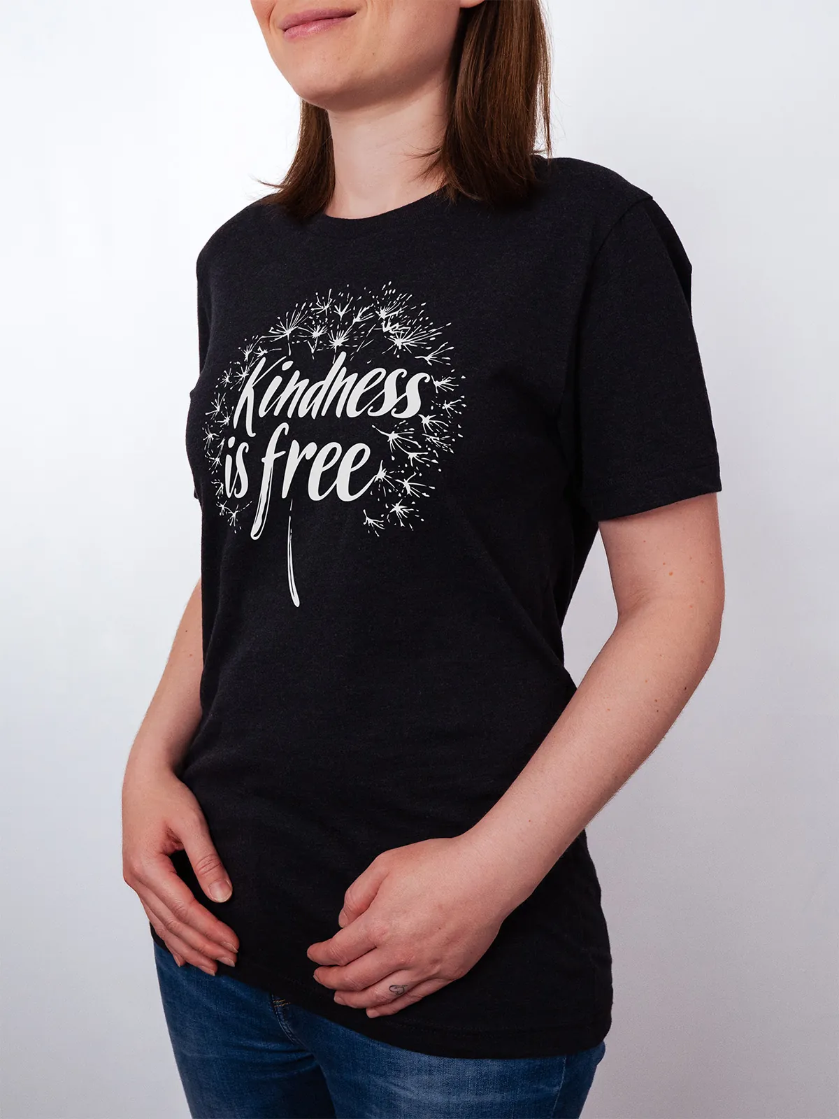 Freundlichkeit ist Frei T-Shirt Black Heather - Fruehling ShiftOutfit