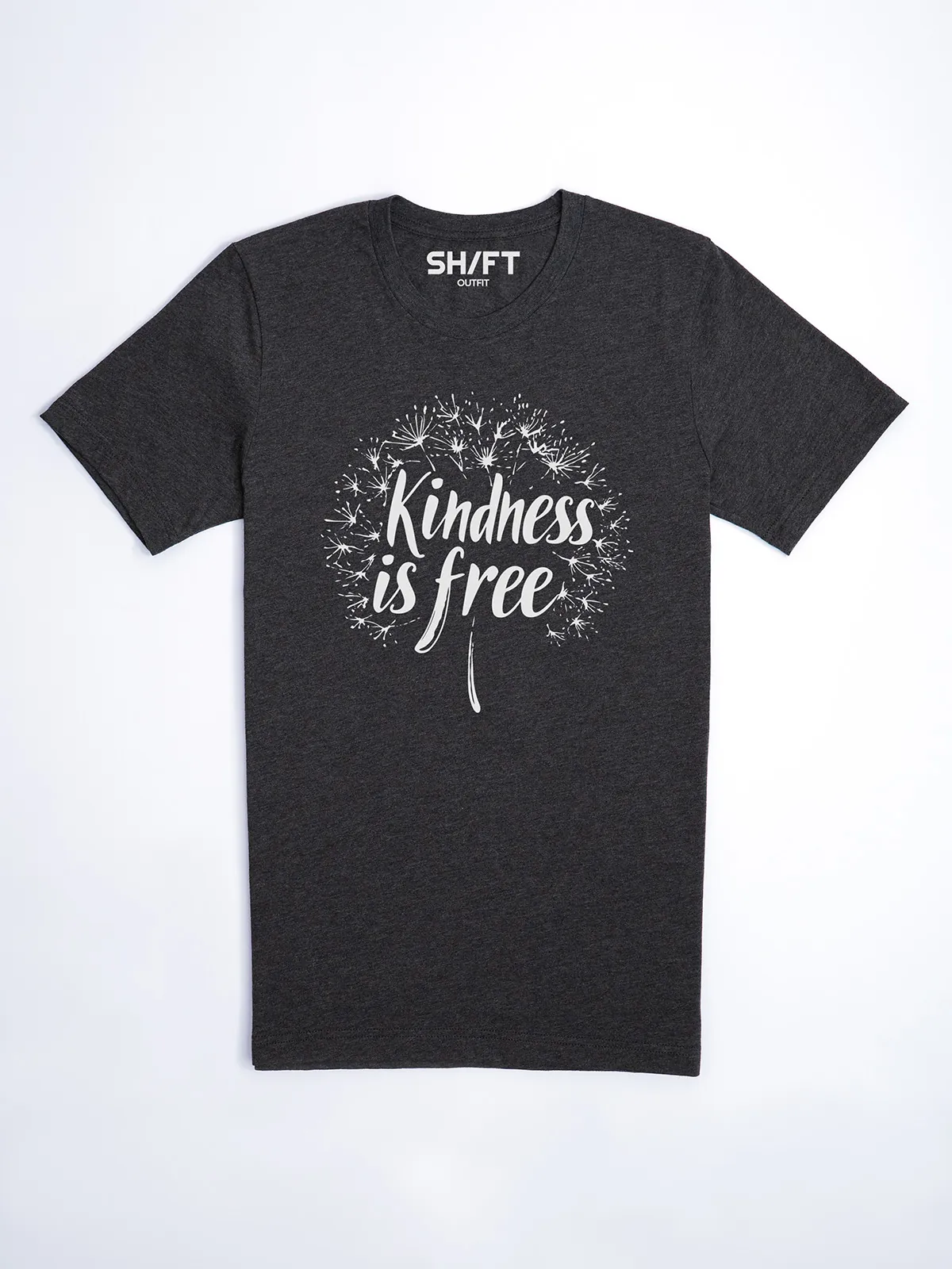 Freundlichkeit ist Frei T-Shirt Dark Grey Heather - Fruehling ShiftOutfit