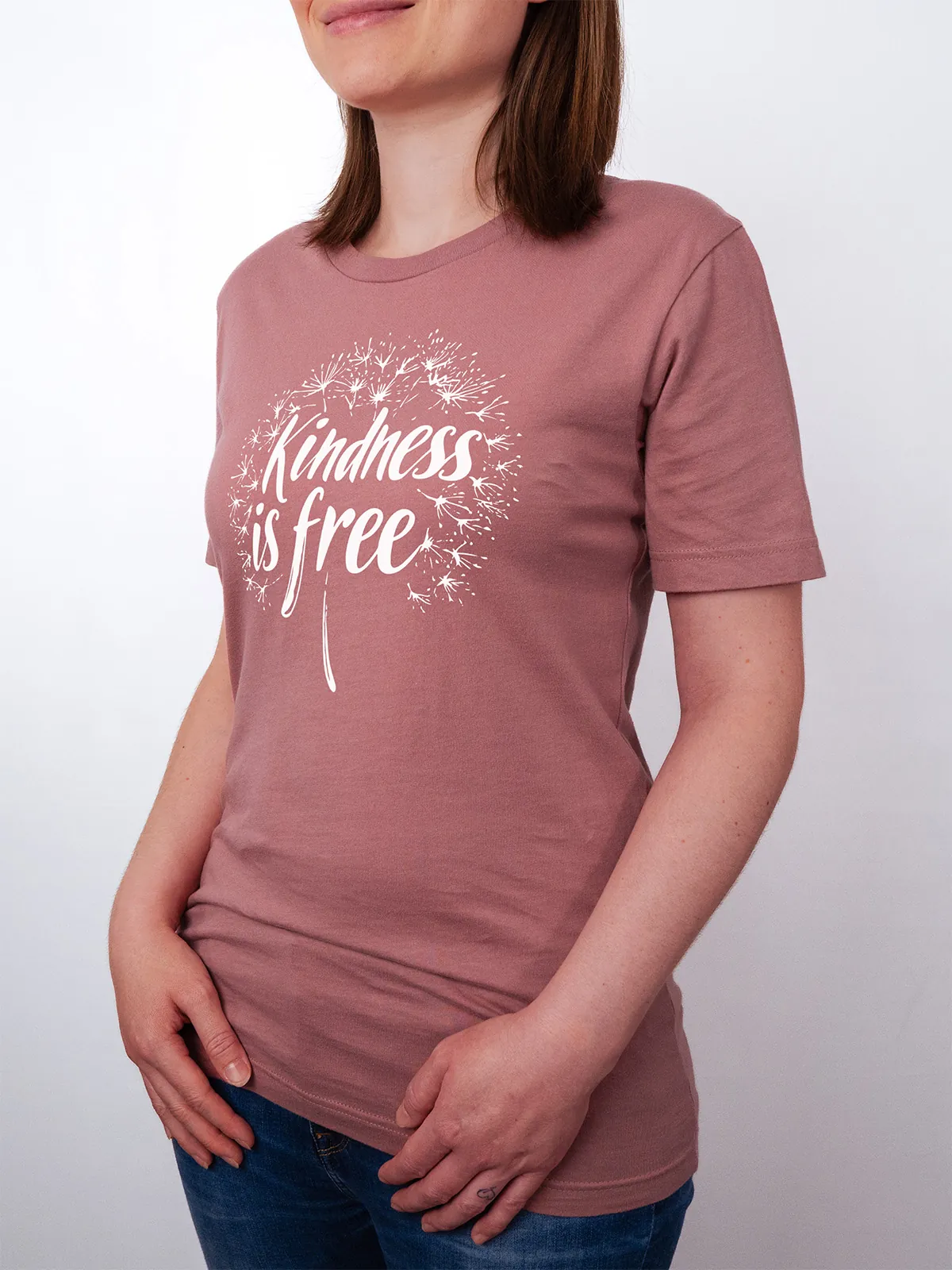 Freundlichkeit ist Frei T-Shirt Mauve - Neustart