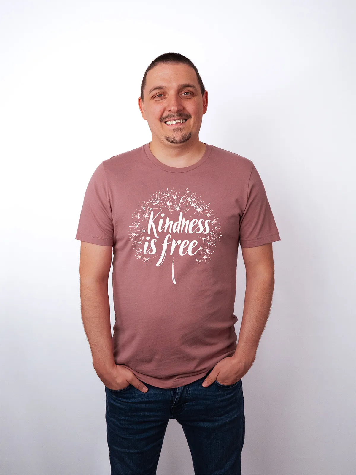 Freundlichkeit ist Frei T-Shirt Mauve - Neustart