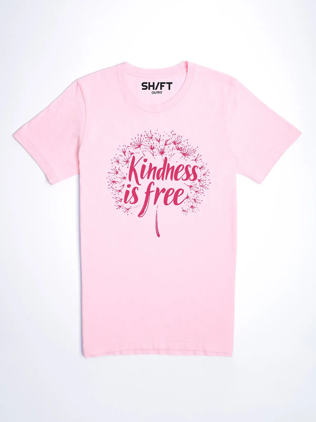Freundlichkeit ist Frei T-Shirt Pink - Fruehling ShiftOutfit