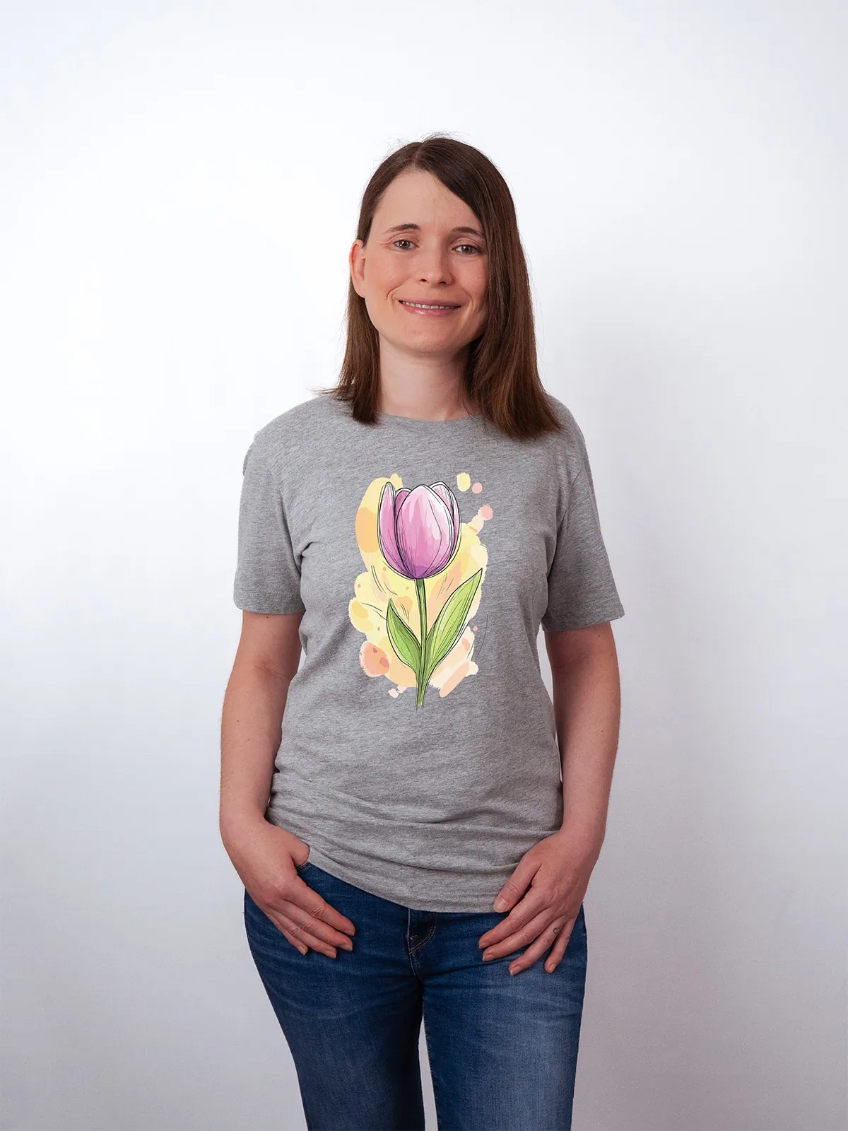 Fruehlings Tulpe T-Shirt Athletic Heather - Fruehling Kollektion