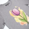 Fruehlings Tulpe Athletic Heather T-Shirt - Fruehlingsmode