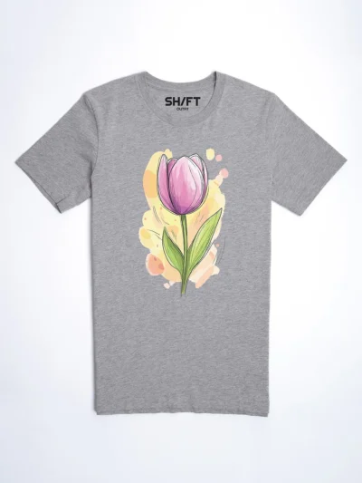 Fruehlings Tulpe T-Shirt Athletic Heather - Fruehling ShiftOutfit