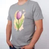 Fruehlings Tulpe T-Shirt Athletic Heather - Fruehling mit ShiftOutfit