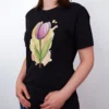 Fruehlings Tulpe T-Shirt Black Heather - Neustart
