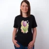Fruehlings Tulpe T-Shirt Black Heather - Fruehling Kollektion