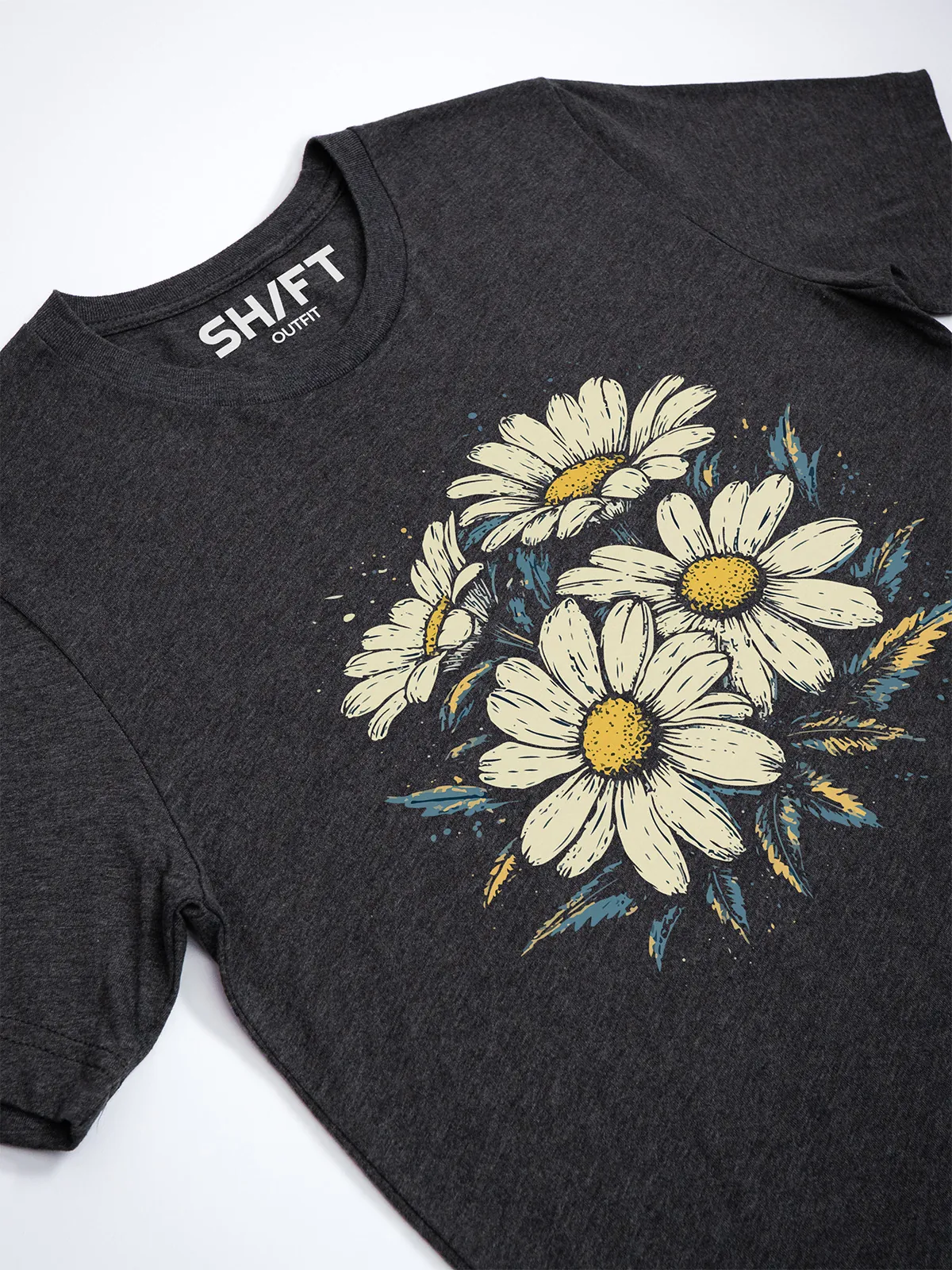 Gaensebluemchen Garten T-Shirt Dark Grey Heather - Neustart