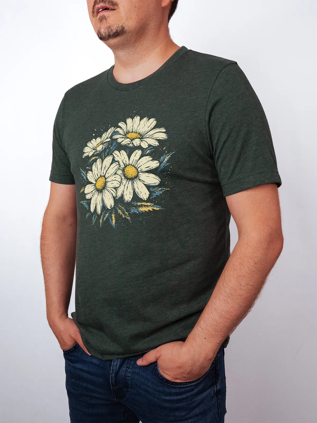 Gaensebluemchen Garten T-Shirt Heather Forest - Fruehling Kollektion