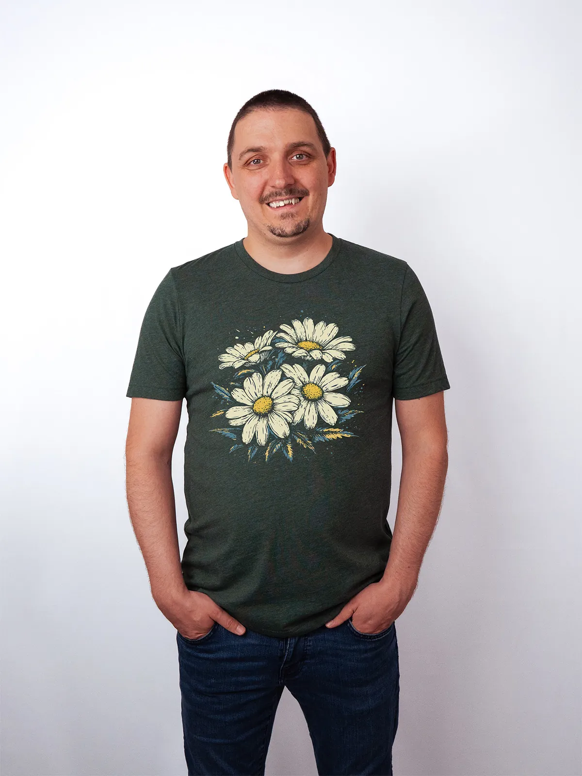 Gaensebluemchen Garten T-Shirt Heather Forest - Neustart