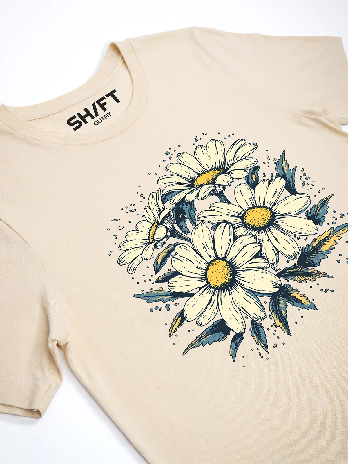 Gaensebluemchen Garten T-Shirt Soft Cream - Neustart