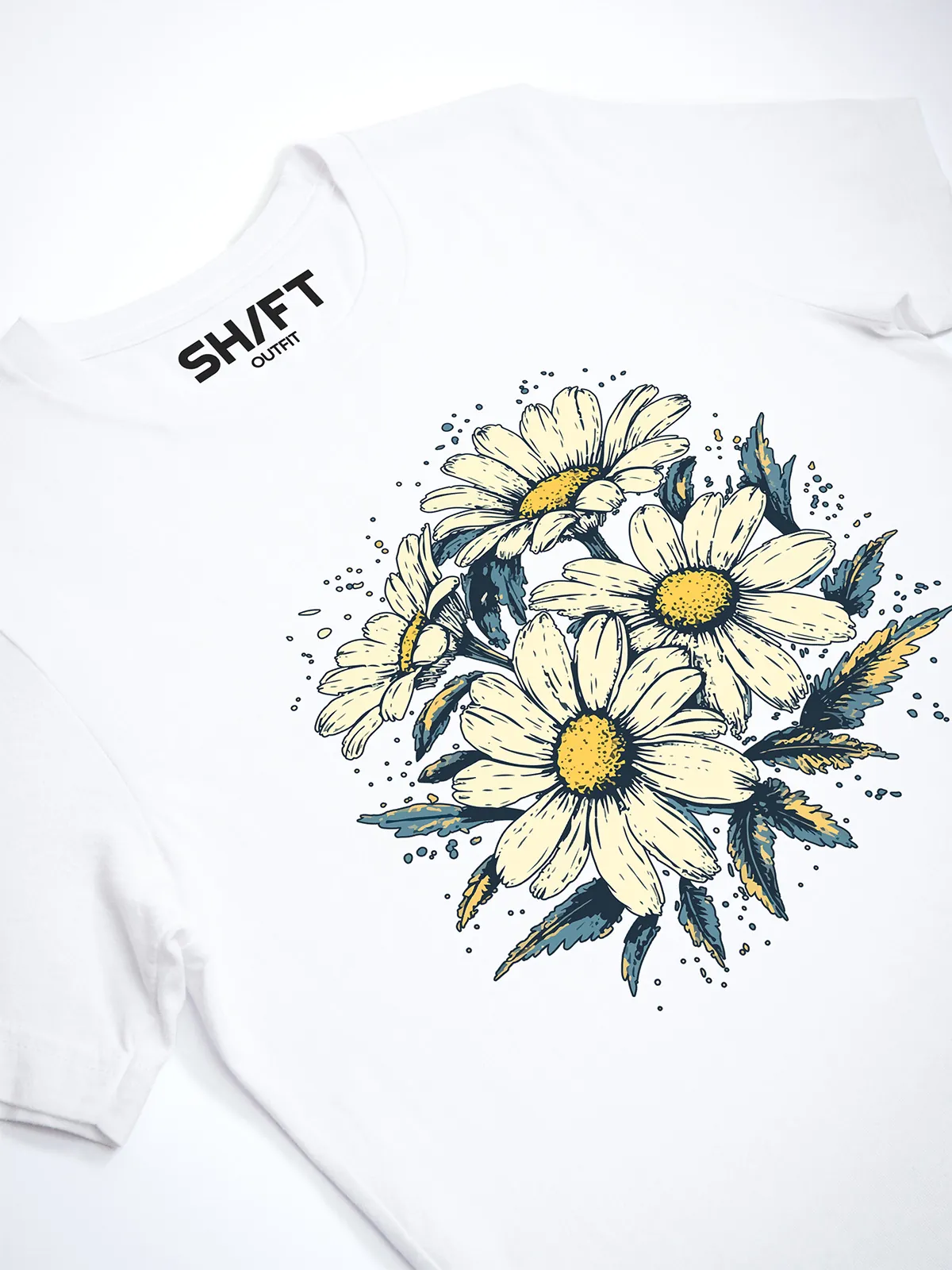 Gaensebluemchen Garten White T-Shirt - Fruehlingsmode