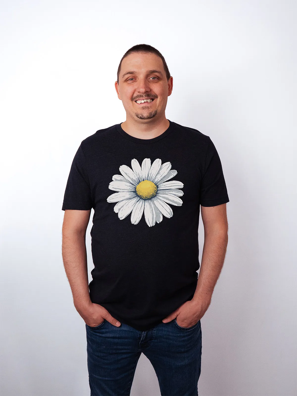 Gaensebluemchen Traum T-Shirt Black Heather - Fruehling Kollektion