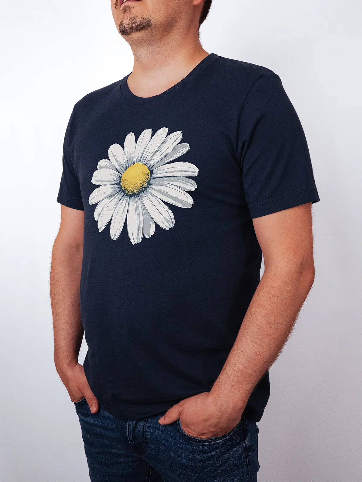 Gaensebluemchen Traum T-Shirt Navy - Fruehling ShiftOutfit