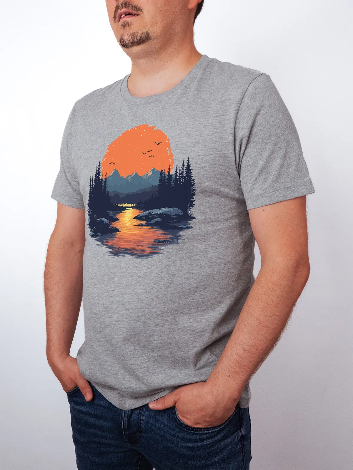 Goldenes Tal T-Shirt Athletic Heather - Neustart