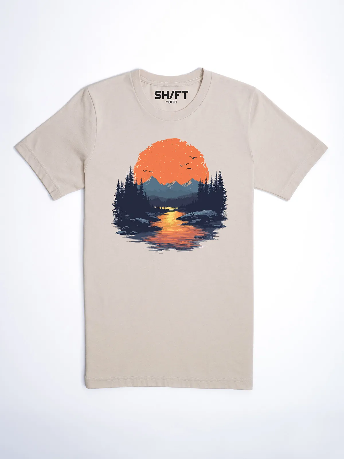 Goldenes Tal T-Shirt Heather Dust - Fruehling ShiftOutfit