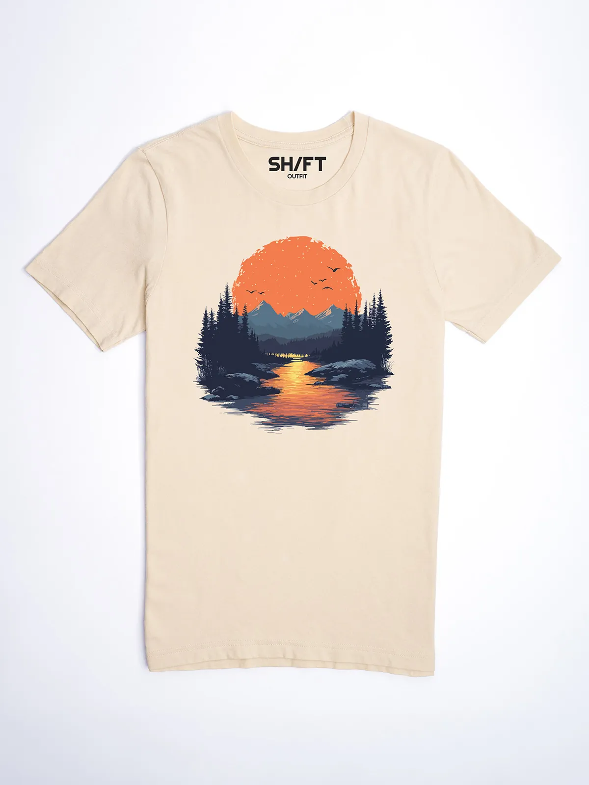 Goldenes Tal T-Shirt Soft Cream - Fruehling Kollektion