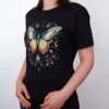 Himmlischer Schmetterling T-Shirt Black Heather - Neustart