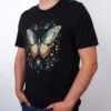 Himmlischer Schmetterling T-Shirt Black Heather - Neustart