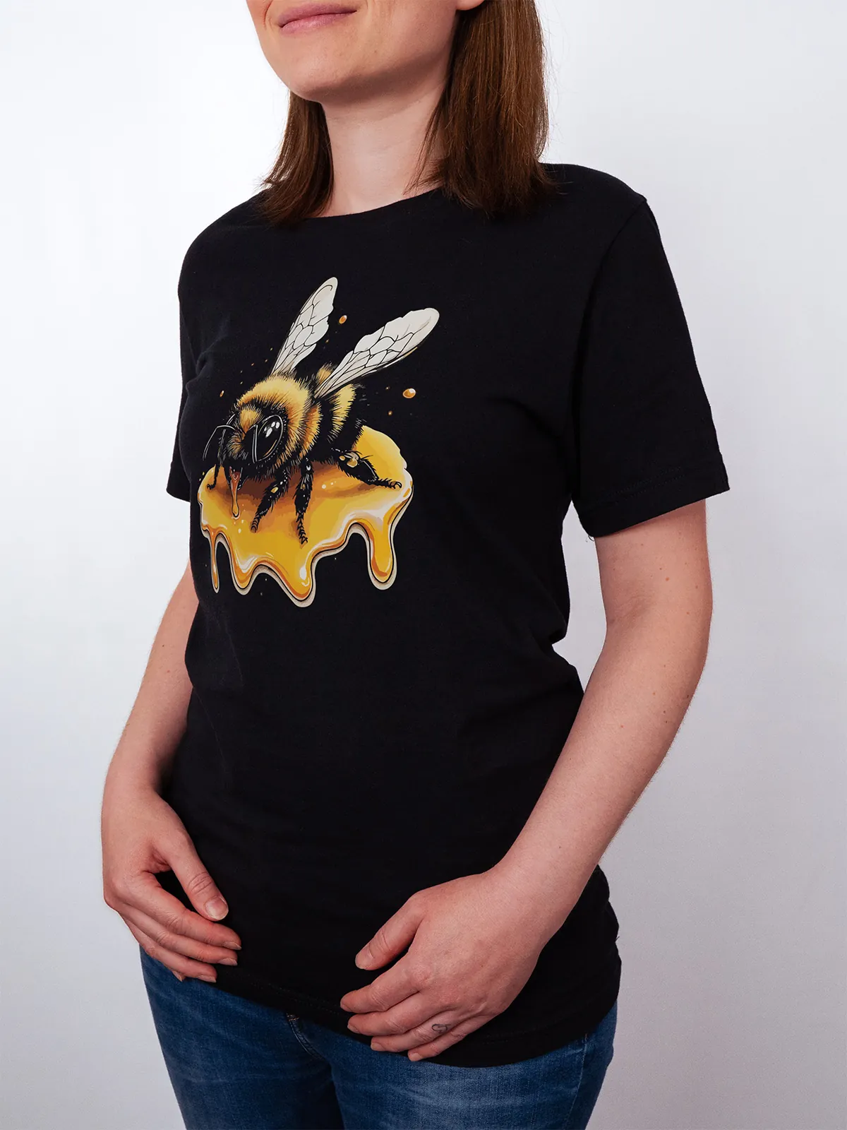 Honigbiene T-Shirt Black - Neustart