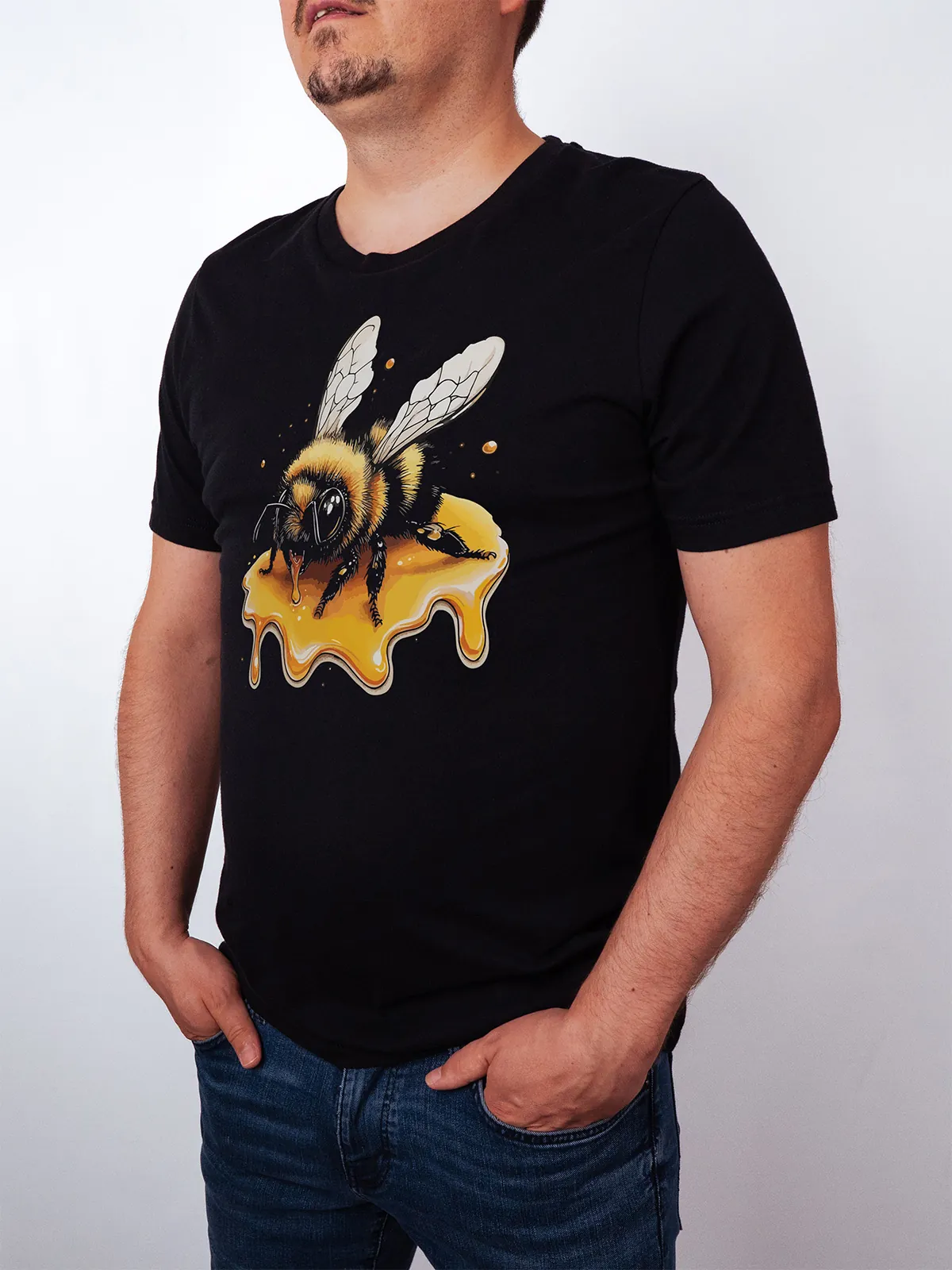 Honigbiene T-Shirt Black - Neustart