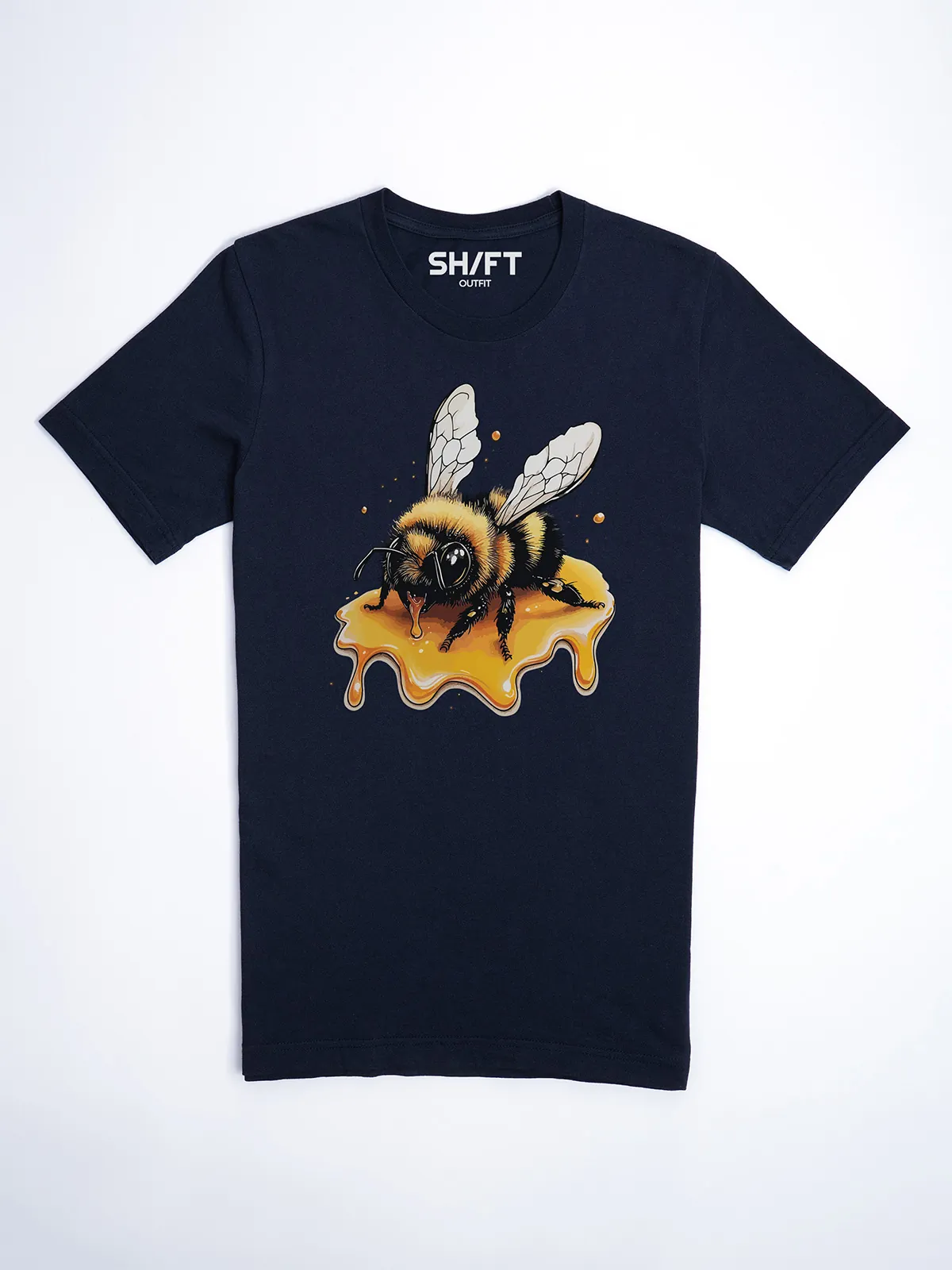 Honigbiene T-Shirt Navy - Neustart
