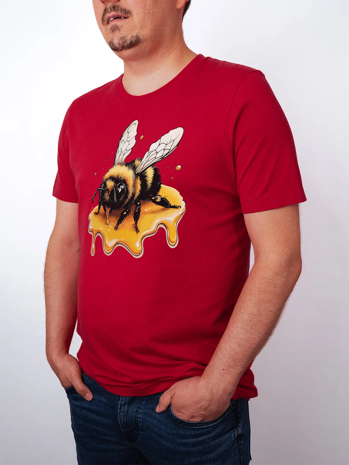 Honigbiene Red T-Shirt - Fruehlingsmode