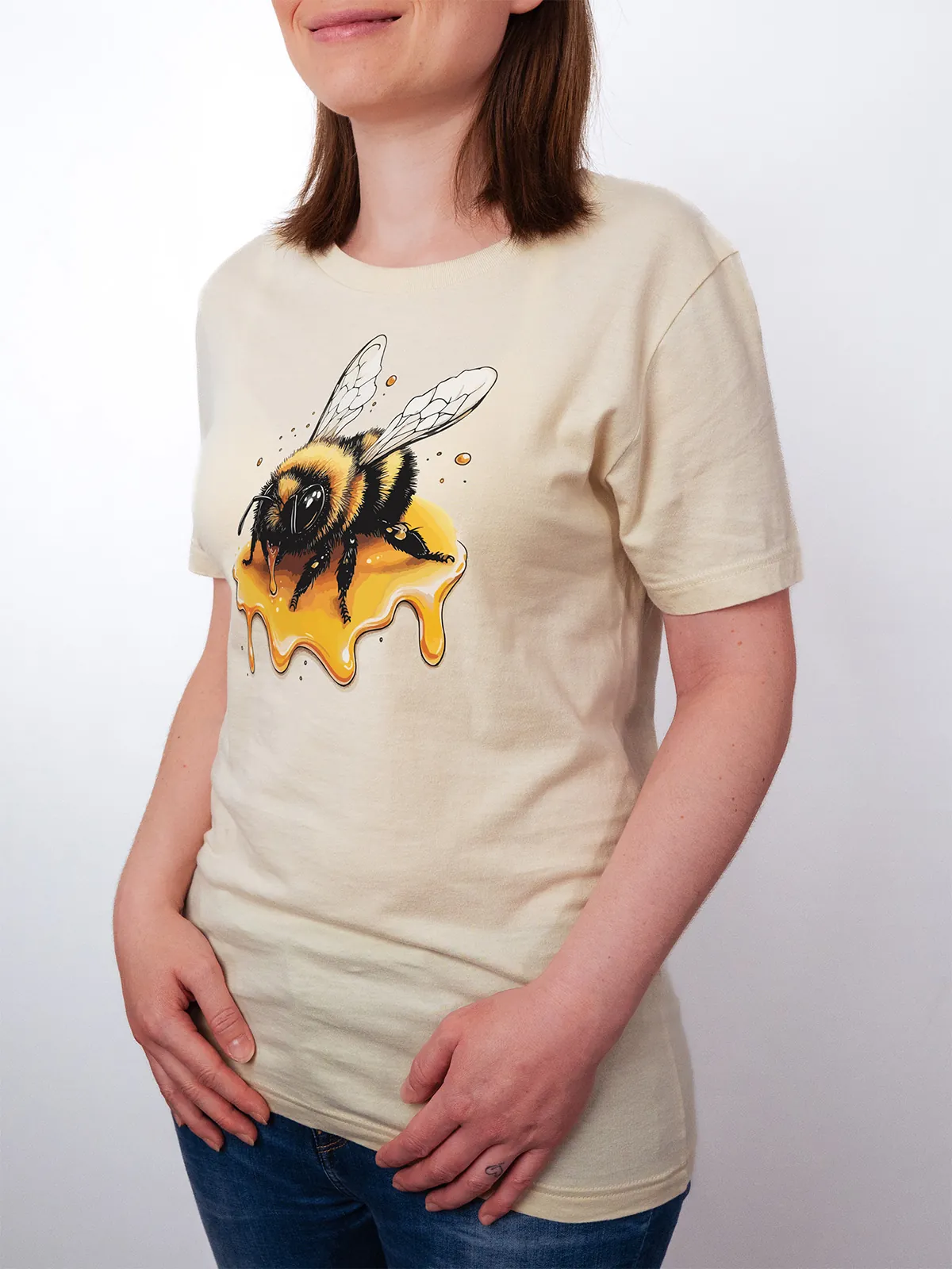 Honigbiene T-Shirt Soft Cream - Fruehling Kollektion