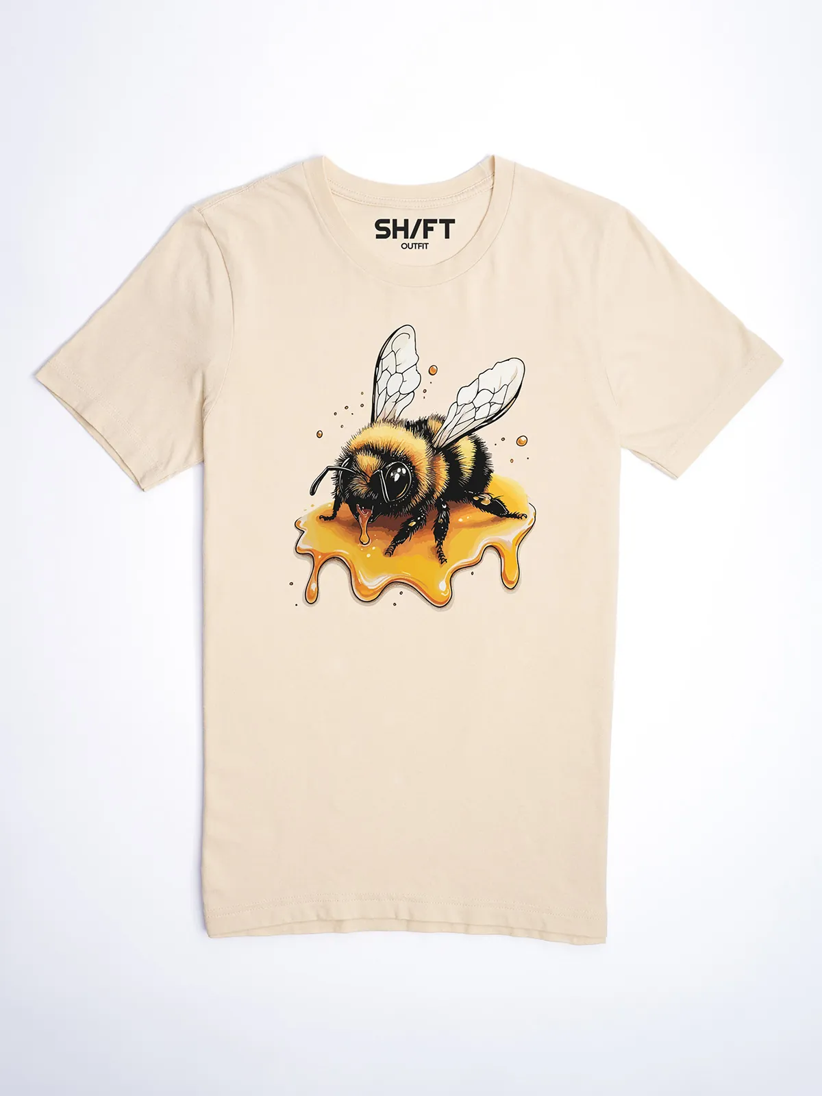 Honigbiene T-Shirt Soft Cream - Fruehling mit ShiftOutfit