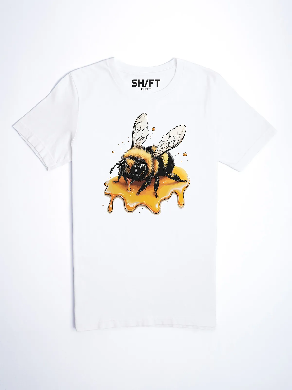Honigbiene T-Shirt White - Fruehling Kollektion