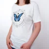 Kosmischer Schmetterling T-Shirt White - Fruehling Kollektion