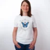 Kosmischer Schmetterling T-Shirt White - Fruehling Kollektion