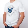 Kosmischer Schmetterling T-Shirt White - Neustart