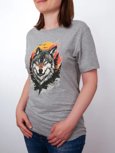 Wolf Geist T-Shirt Athletic Heather - Neustart