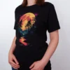 Leuchtender Wald T-Shirt Black - Neustart