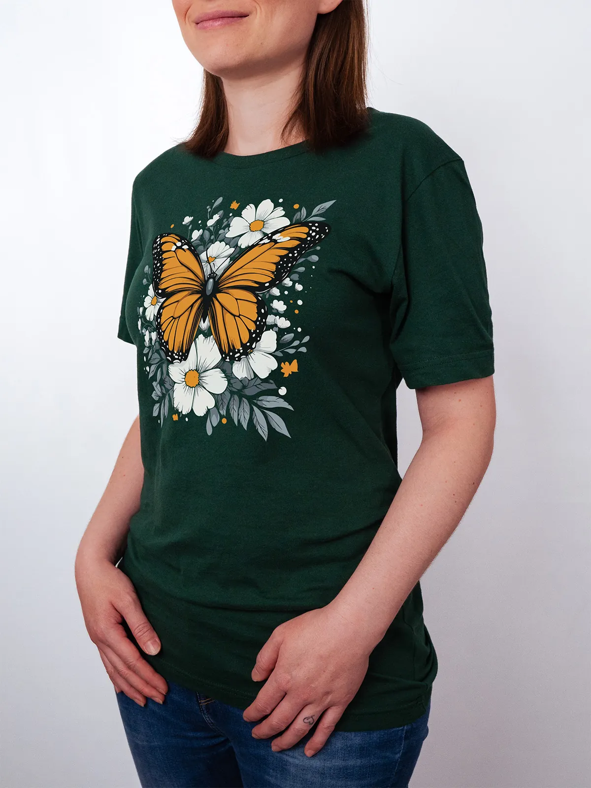 Monarch Bluete T-Shirt Forest - Neustart