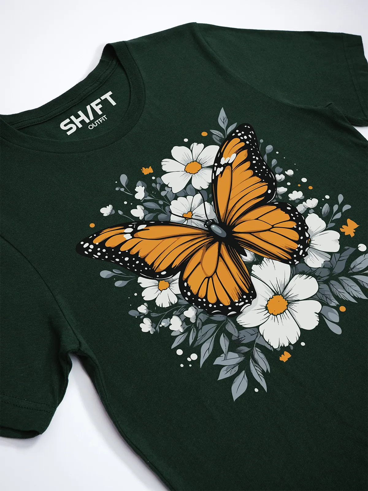 Monarch Bluete T-Shirt Forest - Neustart