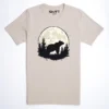Mondbeschienener Baer T-Shirt Heather Dust - Fruehling ShiftOutfit